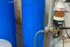 Water treatment plant for the removal of AquaNamix nitrates