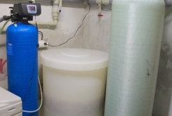 Water treatment plant for the removal of AquaNamix nitrates