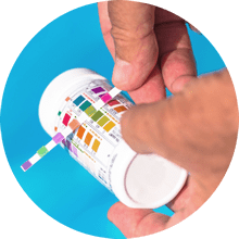 Low or high pH of water