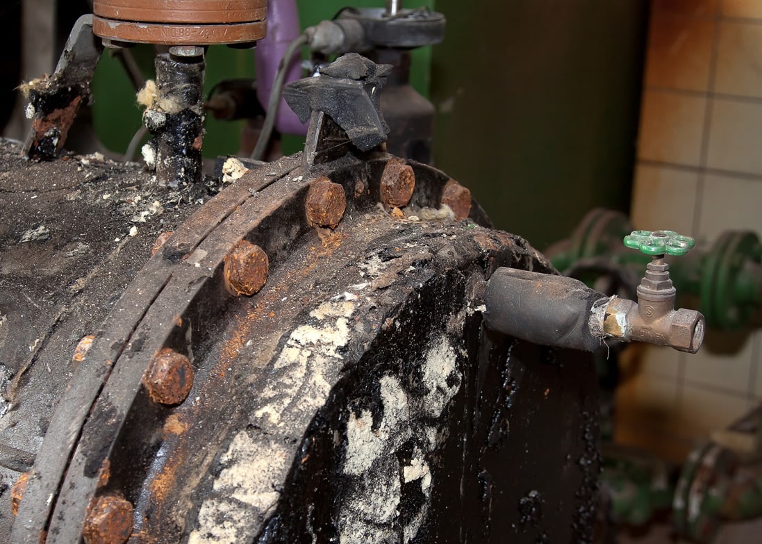 Hard water and high temperature ideal conditions for scale formation